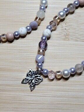 Butterfly Bracelet- Neutral And Soft ColorS